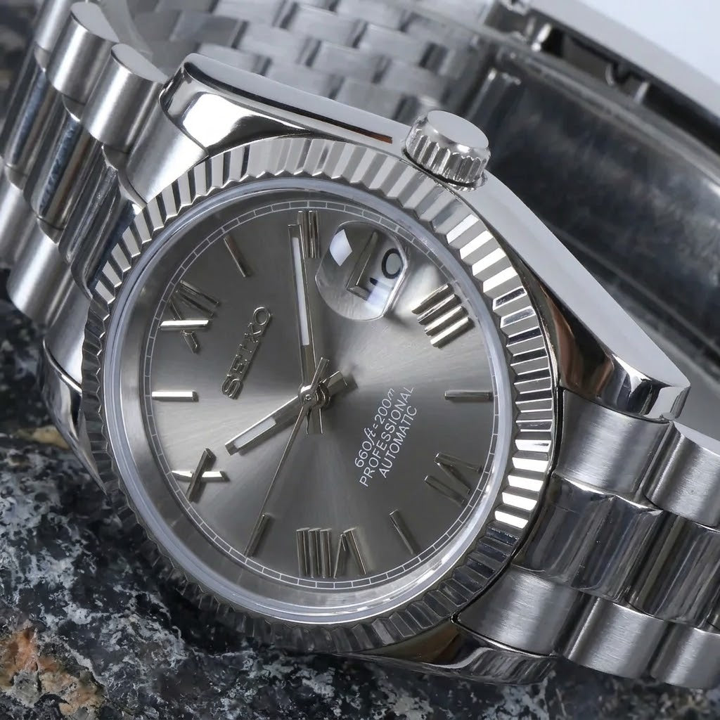 DatejustMod Roman Slate