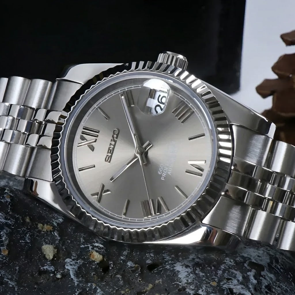 DatejustMod Roman Slate