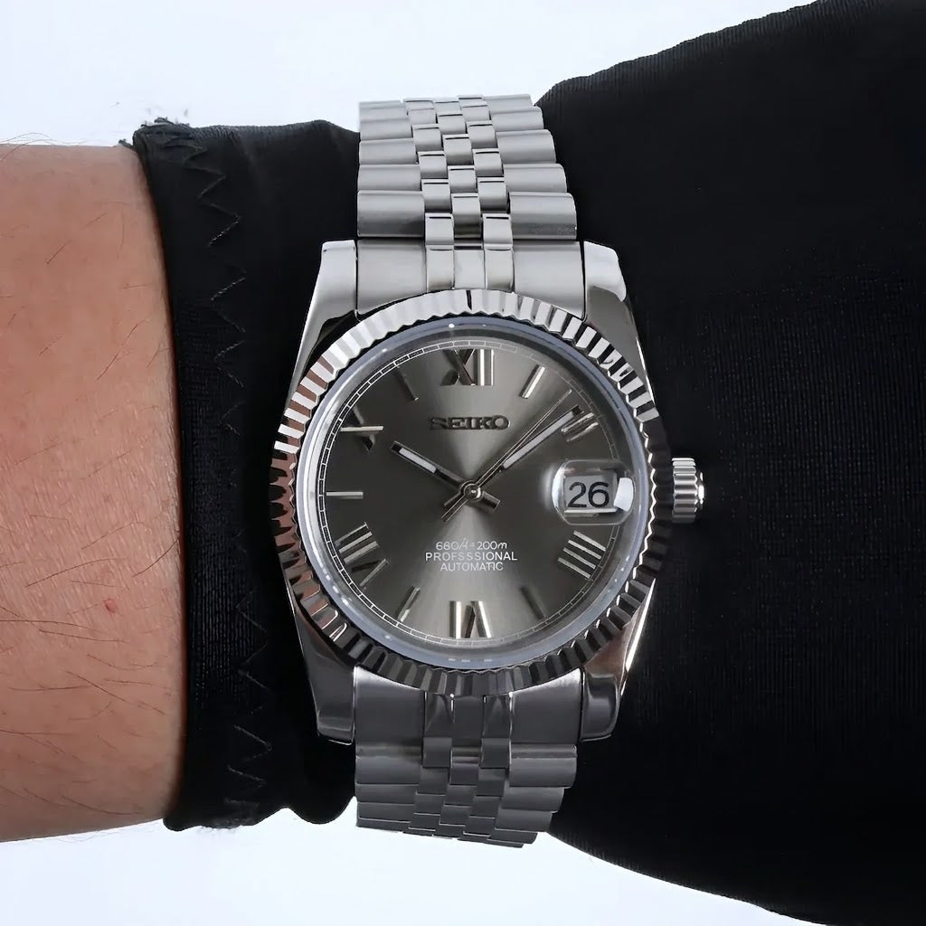 DatejustMod Roman Slate
