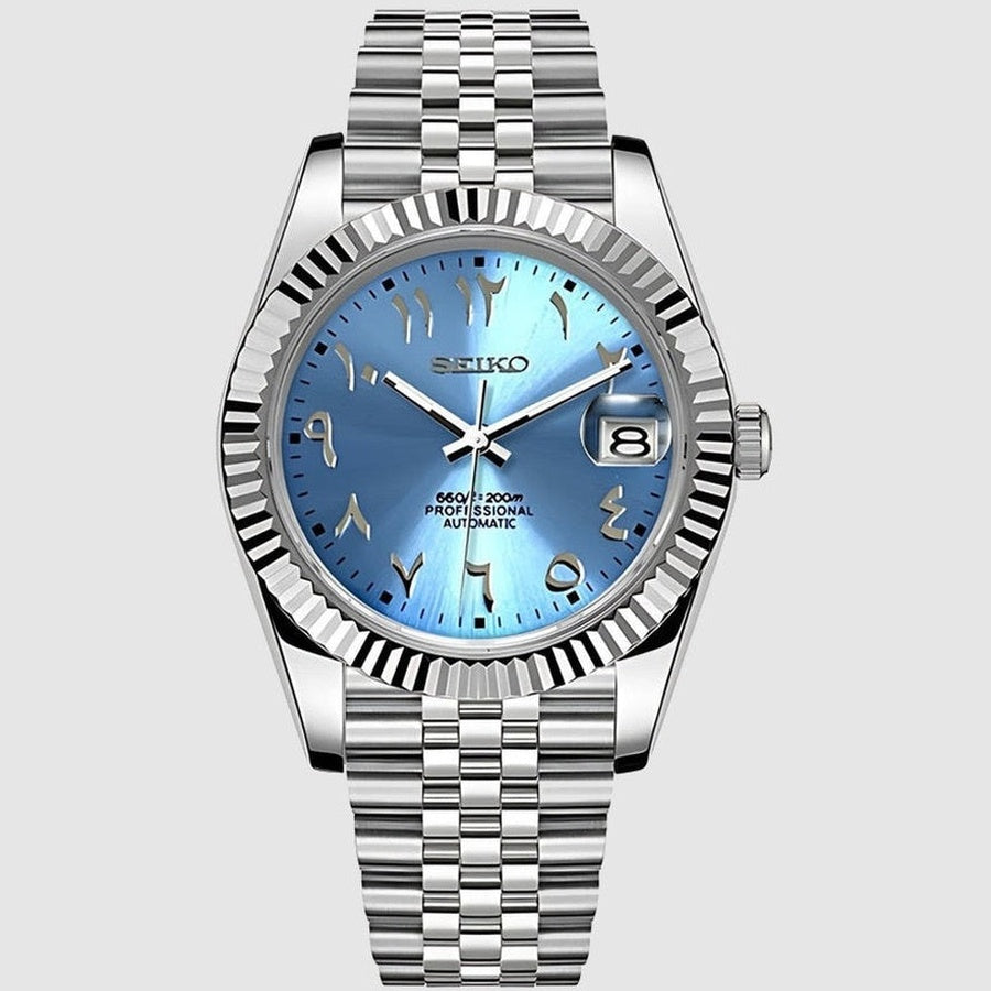 DatejustMod Titanium Arabic