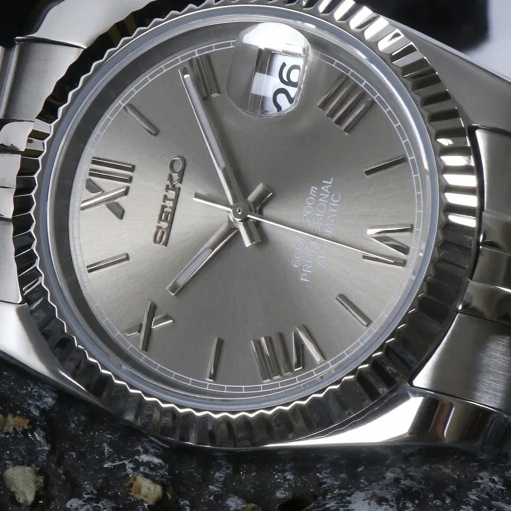 DatejustMod Roman Slate