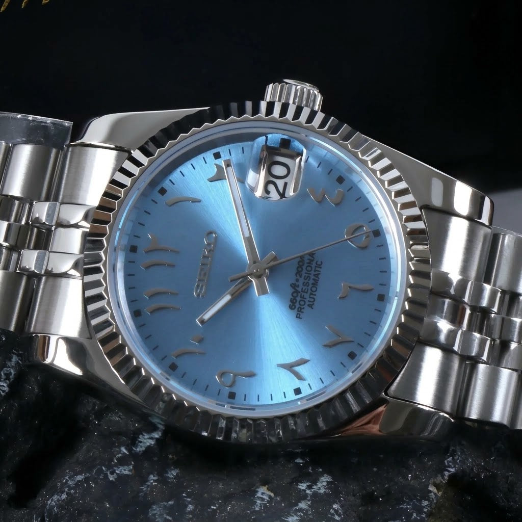 DatejustMod Titanium Arabic